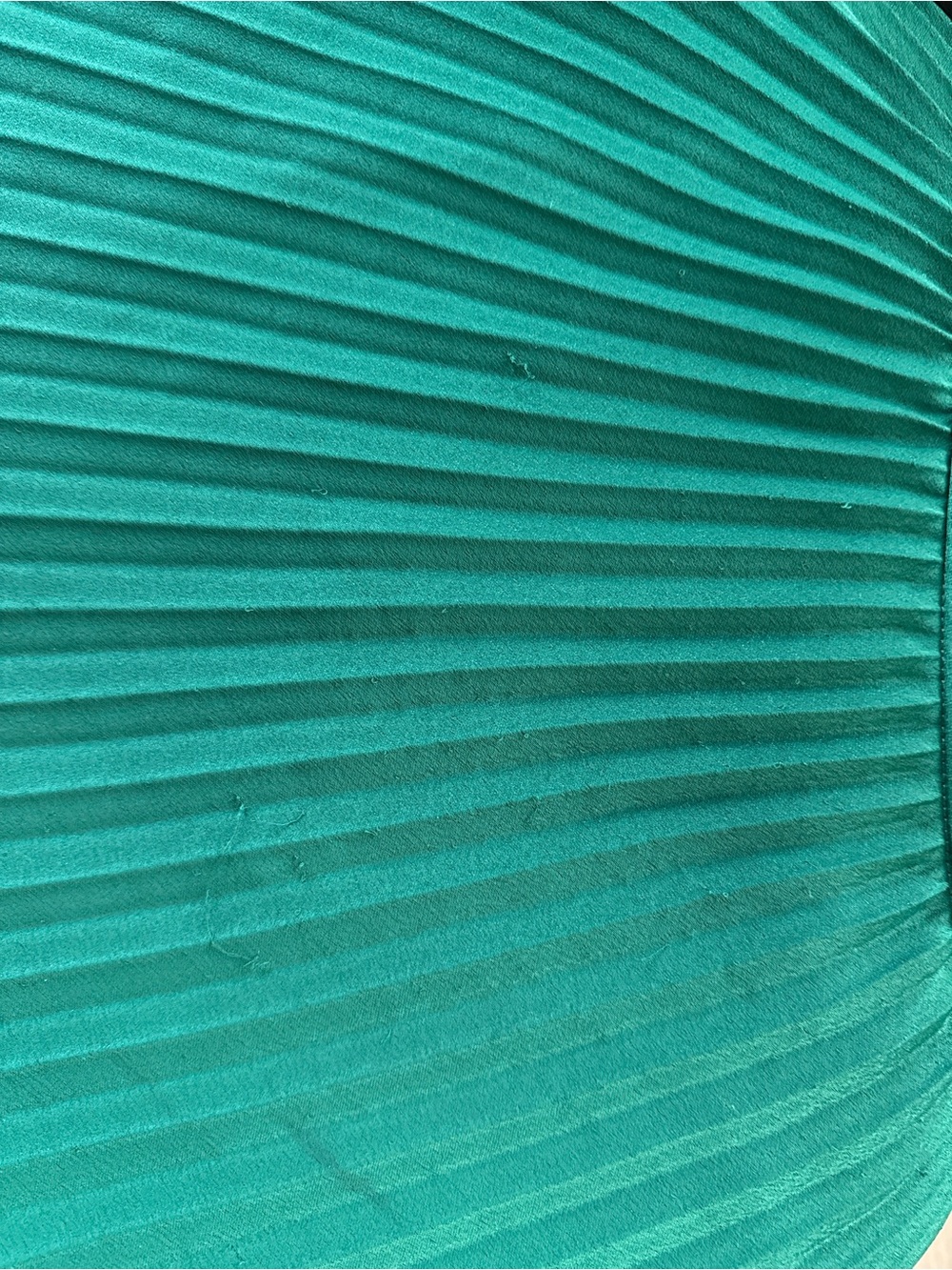 Sezane Pleated Midi Skirt in emerald green - Picture 6 of 6